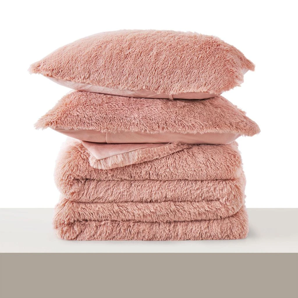 商品Puredown|3PC Faux Fur Comforter set,价格¥706,第4张图片详细描述