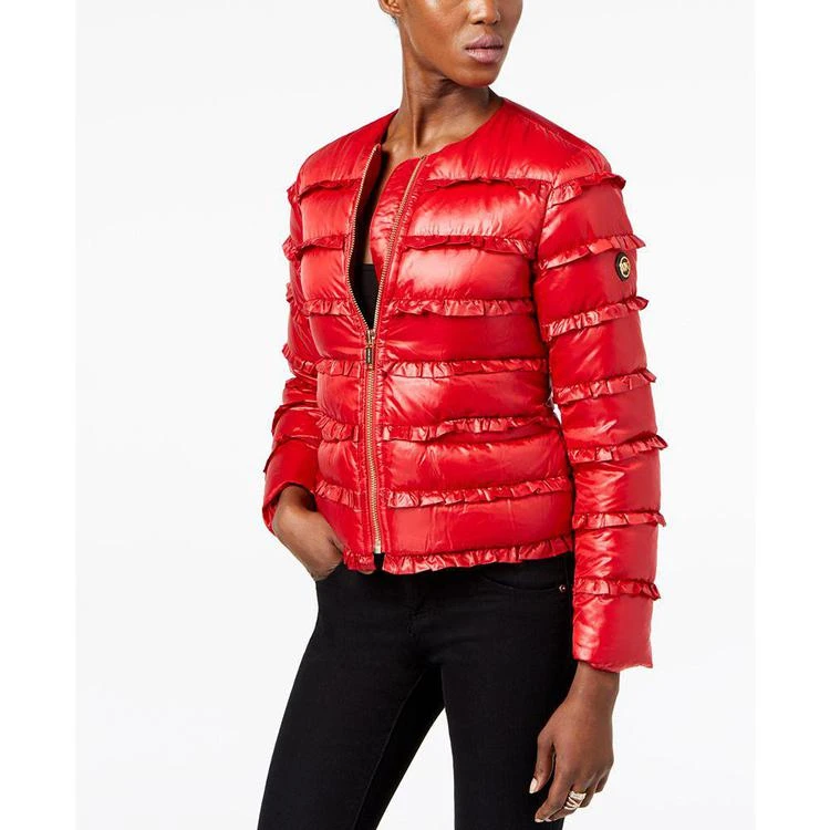 商品Michael Kors|MICHAEL  Ruffled Puffer Jacket, a Macy's Exclusive Style,价格¥374,第1张图片