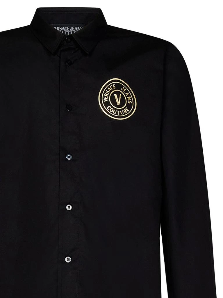 商品Versace|Versace Jeans Couture Logo Printed Long-Sleeved Shirt,价格¥824,第3张图片详细描述