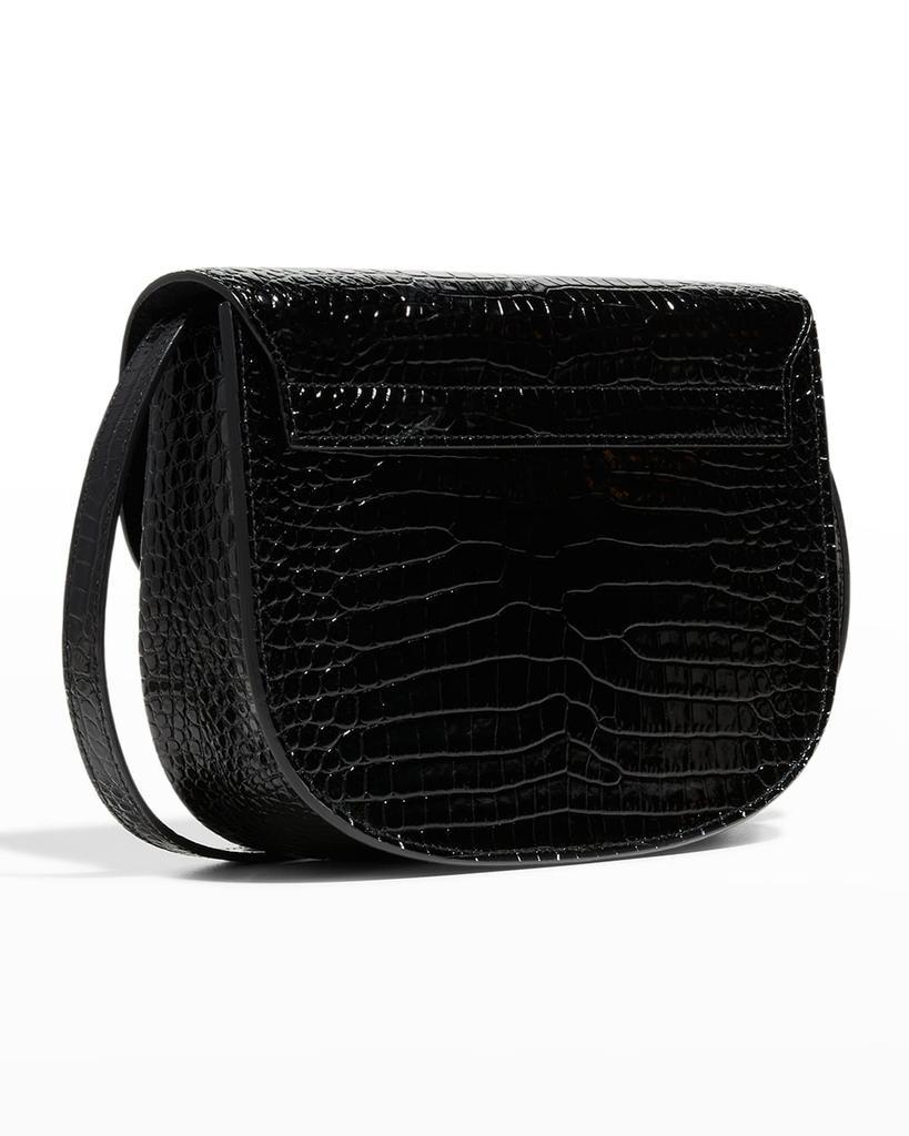 商品Yves Saint Laurent|Kaia Medium YSL Croc-Embossed Satchel Bag,价格¥14533,第6张图片详细描述