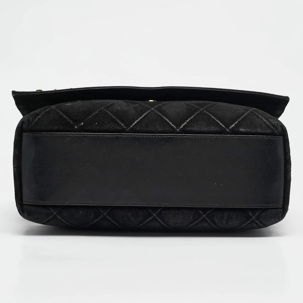 Chanel Black Diamond Stitched Suede Lovely Chains Flap Bag 商品