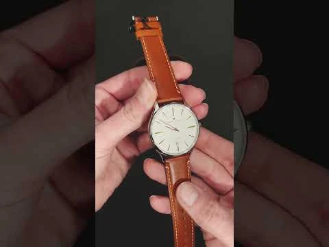 商品Hamilton|爵士系列 男士机械手表 真皮表带40mm H38525512,价格¥2667,第2张图片详细描述