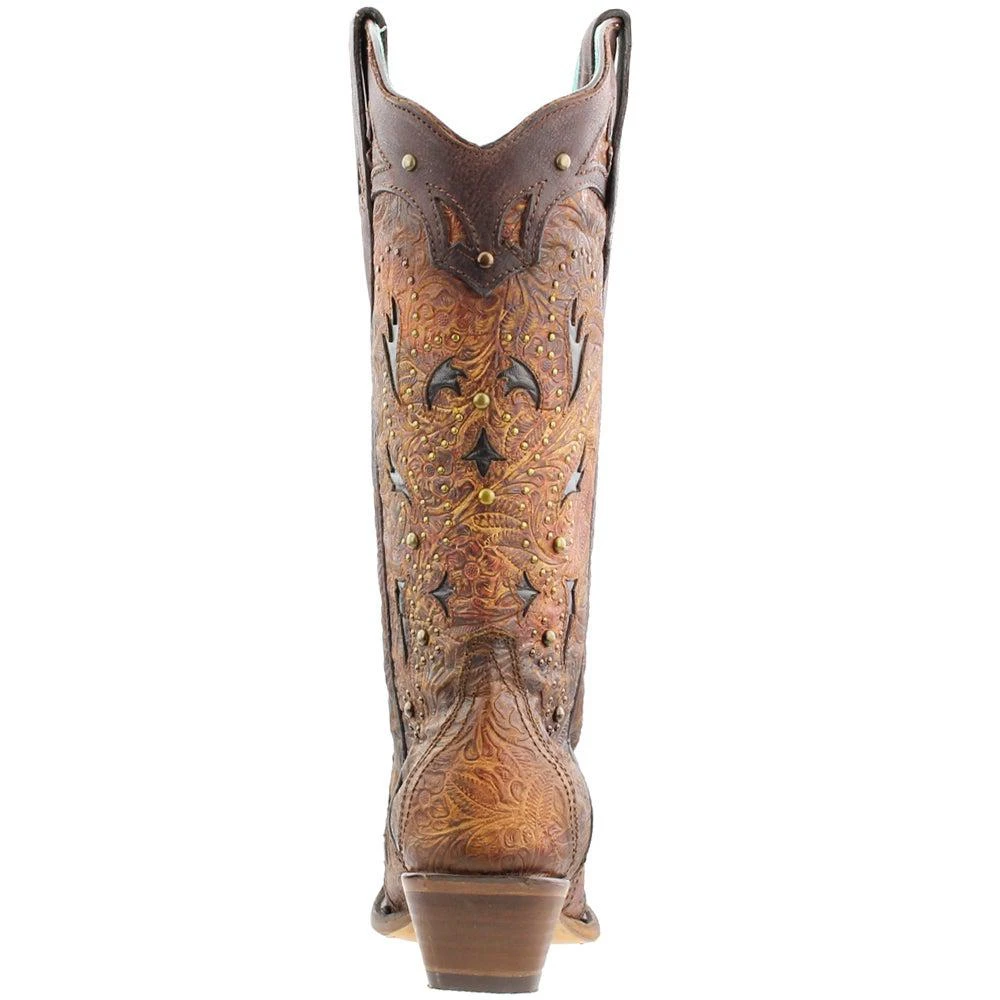 商品Corral Boots|Embossed Studded Snip Toe Cowboy Boots,价格¥1382,第3张图片详细描述