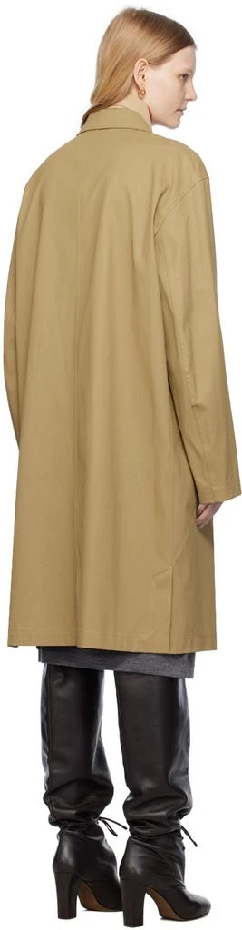 商品Lemaire|SSENSE Exclusive Tan Coat,价格¥7995,第3张图片详细描述