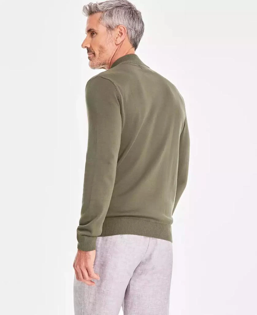 商品Club Room|Men's Button Mock Neck Sweater, Created for Macy's,价格¥509,第2张图片详细描述