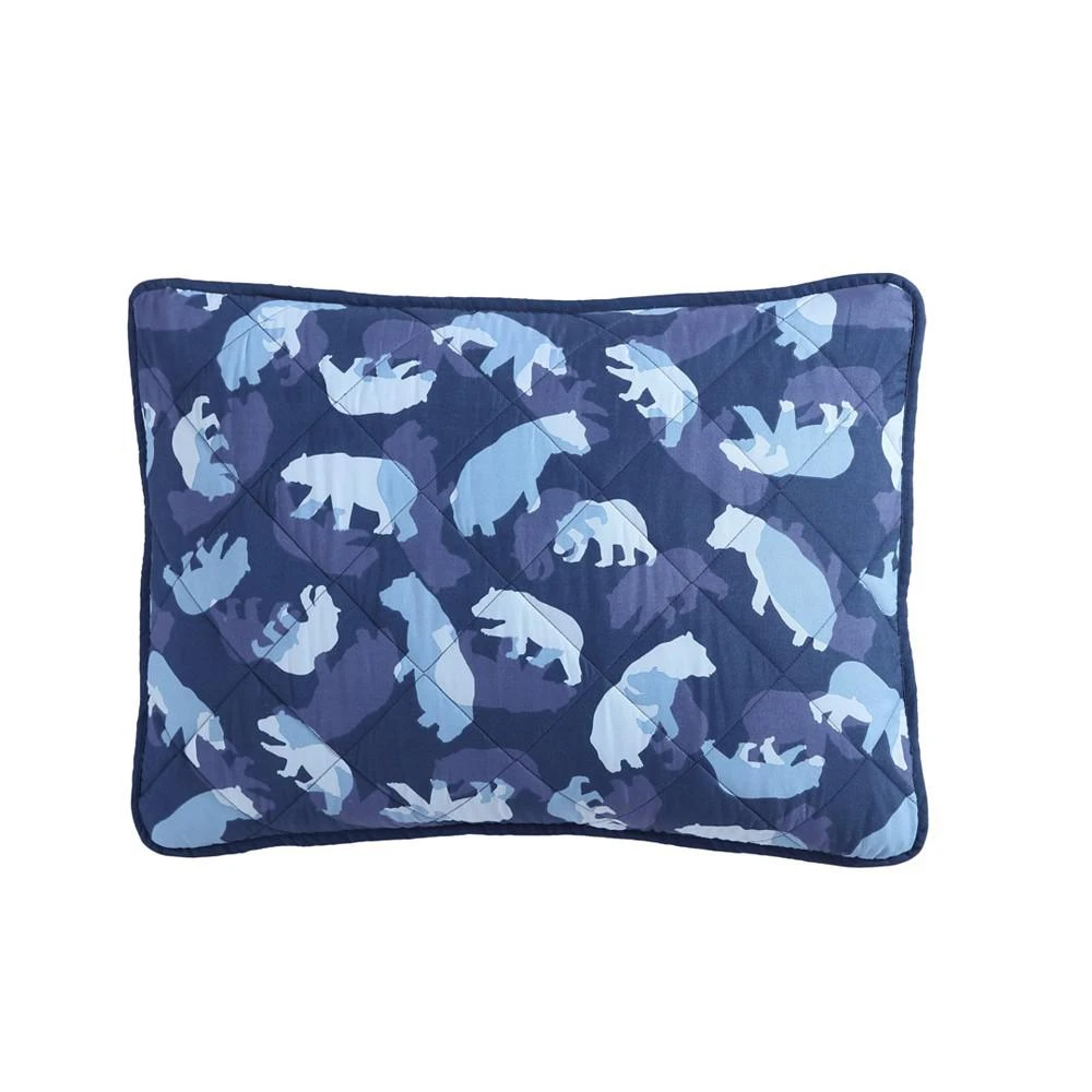 商品Eddie Bauer|CLOSEOUT! Camp Camo Bear Reversible 3 Piece Quilt Set, Full/Queen,价格¥1045,第3张图片详细描述