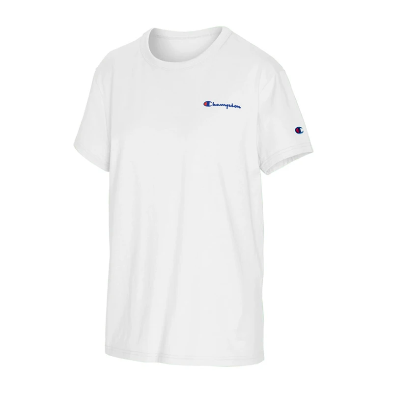 商品CHAMPION|Champion 女士白色圆领刺绣T恤 GT949-Y08160-100,价格¥139,第1张图片
