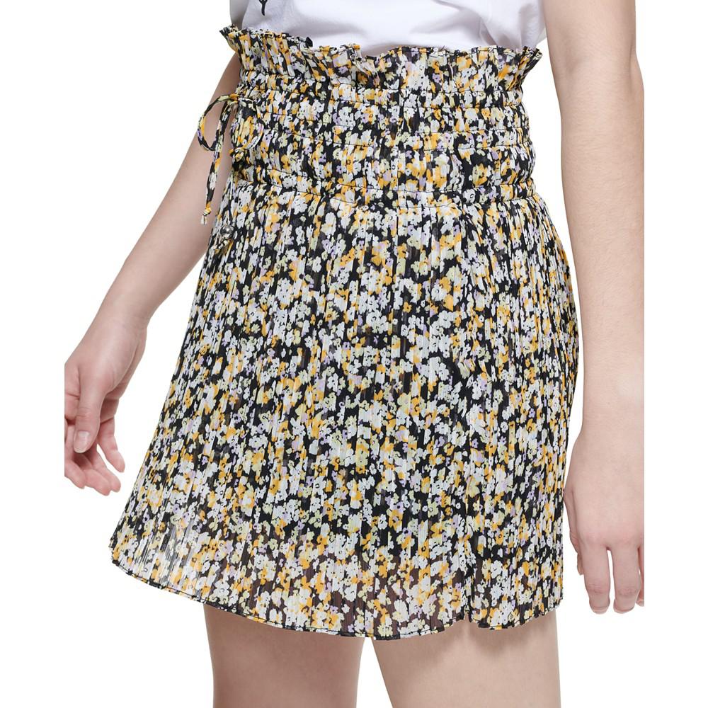 Women's Printed Pleated Mini Skirt商品第3张图片规格展示