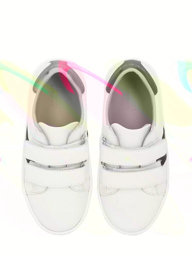 商品Gucci|Ace Leather Strap Sneaker W/ Web,价格¥3123,第4张图片详细描述