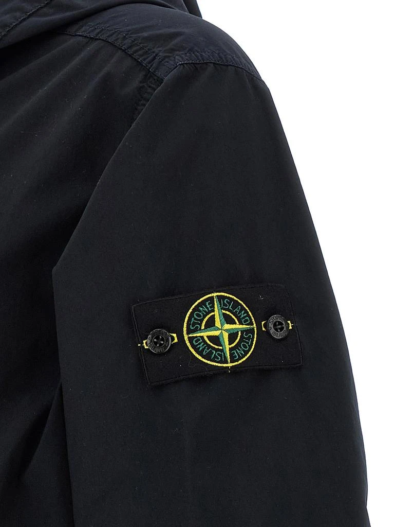 商品Stone Island|Light Compact Touch Poly-Tc Casual Jackets And Parka Blue,价格¥6249,第4张图片详细描述