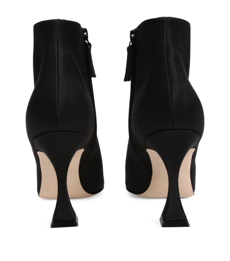 商品Manolo Blahnik|Satin Cantita Ankle Boots 90,价格¥7193,第2张图片详细描述