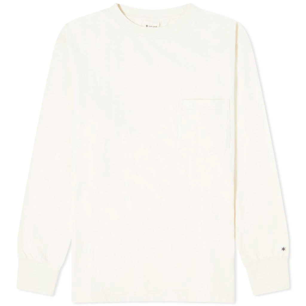 商品Snow Peak|Snow Peak Recycled Cotton Long Sleeve T-Shirt,价格¥508,第1张图片