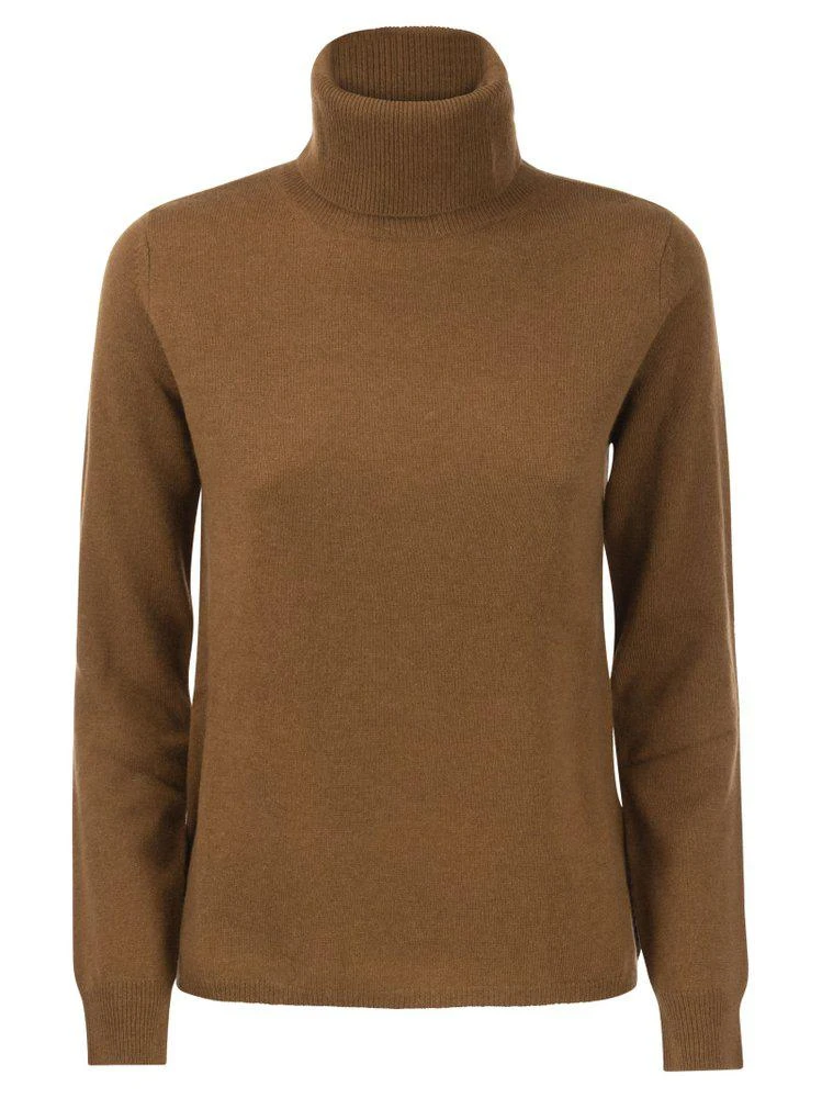 商品Max Mara|Max Mara Studio Turtleneck Long Sleeved Sweater,价格¥1523,第1张图片