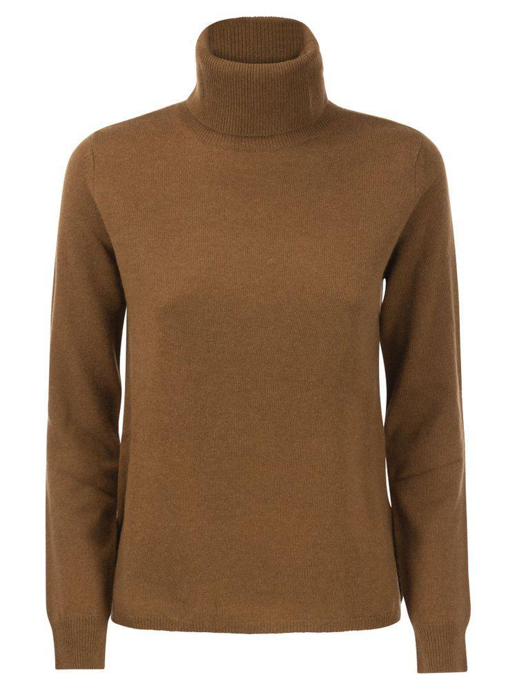 商品Max Mara|Max Mara Studio Turtleneck Long Sleeved Sweater,价格¥1499,第1张图片
