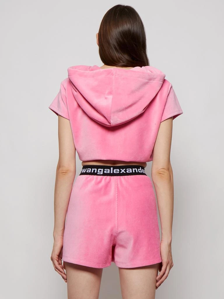 商品Alexander Wang|Stretch Corduroy Cap Sleeve Hoodie,价格¥835,第5张图片详细描述