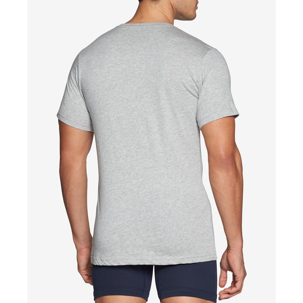 Men's 3-Pk. Classic Cotton V-Neck T-Shirts商品第2张图片规格展示