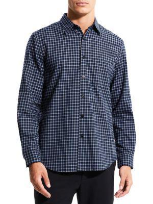 商品Theory|Windham Cotton Twill Long-Sleeve Shirt,价格¥662,第1张图片