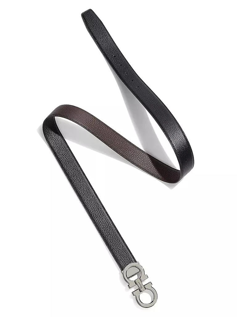 商品Salvatore Ferragamo|Adjustable & Reversible Double Gancini Buckle Belt,价格¥4124,第1张图片