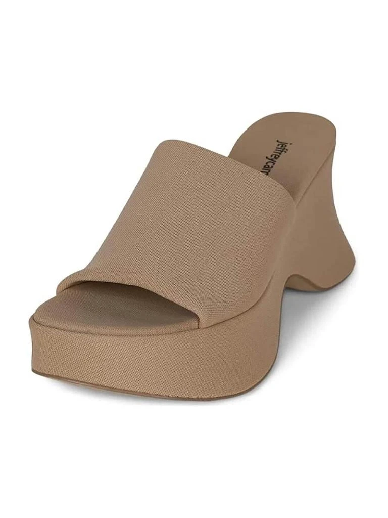 商品Jeffrey Campbell|Women's Mid Wedge Mule In Beige Mesh,价格¥595,第1张图片