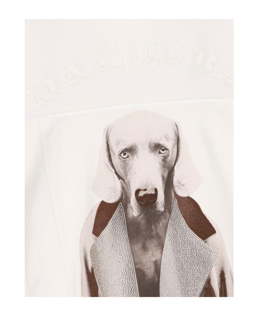商品Max Mara|Graphic Printed Crewneck Sweatshirt Max Mara,价格¥2072,第5张图片详细描述