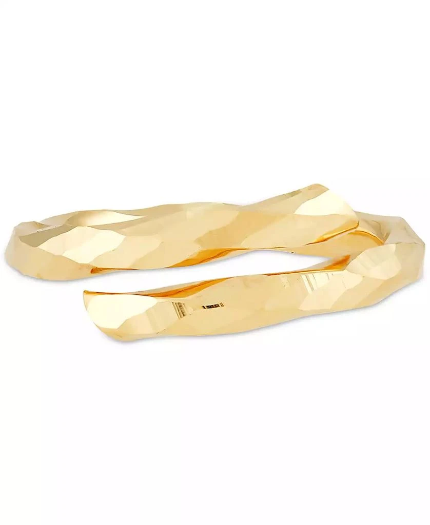 商品Macy's|Polished Bypass Statement Ring in 10k Gold,价格¥2001,第3张图片详细描述