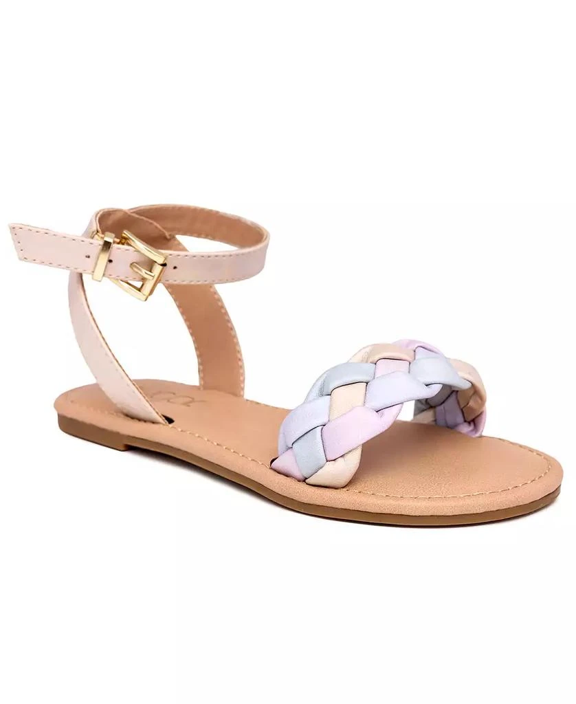 商品Sugar|Little and Big Girls Taralli Flat Sandals,价格¥150,第1张图片