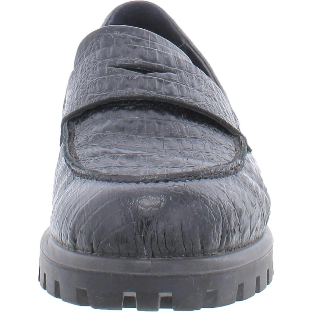 商品ECCO|ECCO Womens Modtray  Embossed Moc Toe Penny Loafers,价格¥377,第3张图片详细描述
