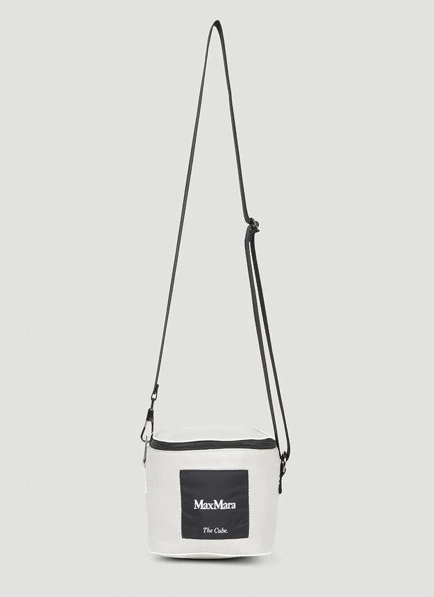 商品Max Mara|Seipet Padded Scarf With Case in White,价格¥980,第5张图片详细描述