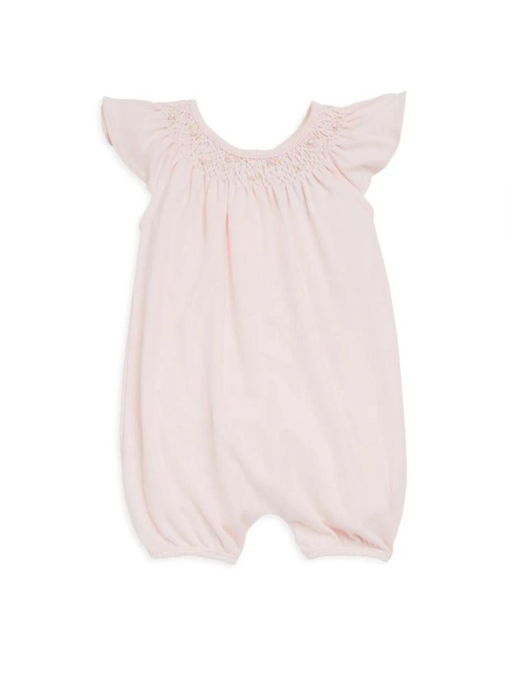 商品Ralph Lauren|Ralph Lauren - Baby's Smocked Cotton Playsuit,价格¥205,第1张图片