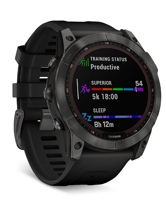 商品Garmin|fenix® 7X Sapphire Solar Smartwatch, 51mm,价格¥7500,第1张图片