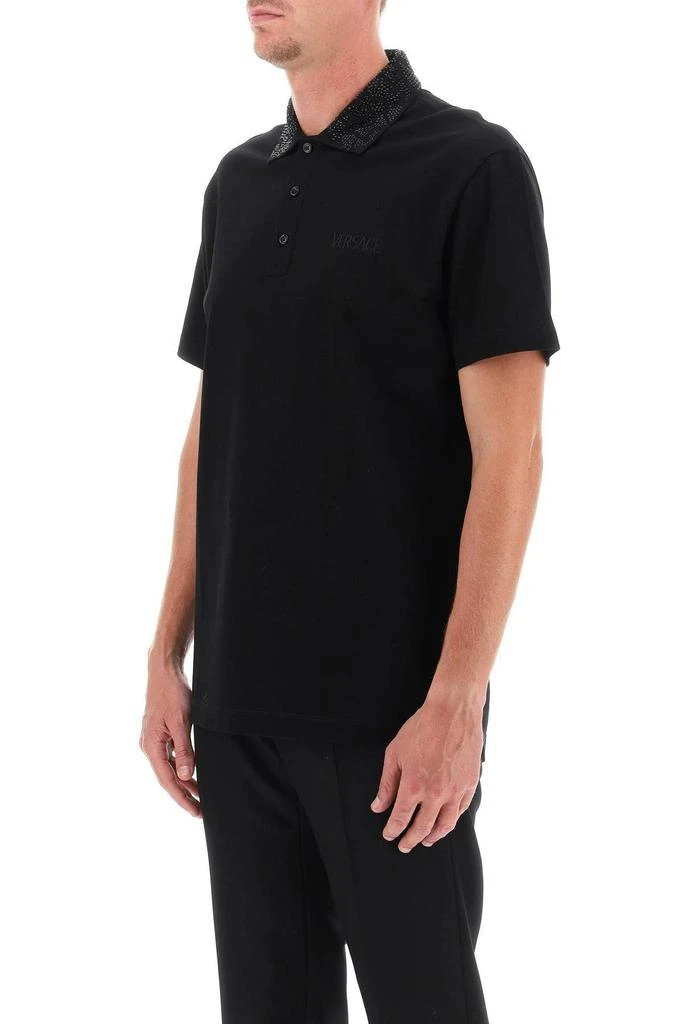 商品Versace|Barocco Silhouette polo shirt,价格¥2421,第5张图片详细描述