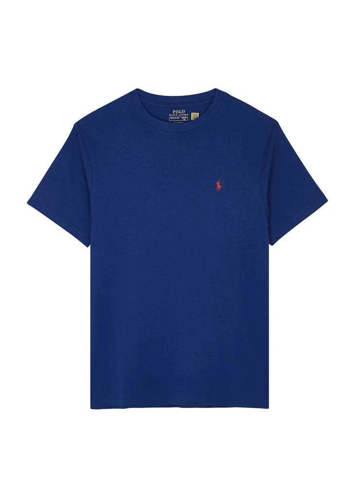 商品Ralph Lauren|KIDS Logo-embroidered cotton T-shirt (6.5-14 years),价格¥276,第1张图片