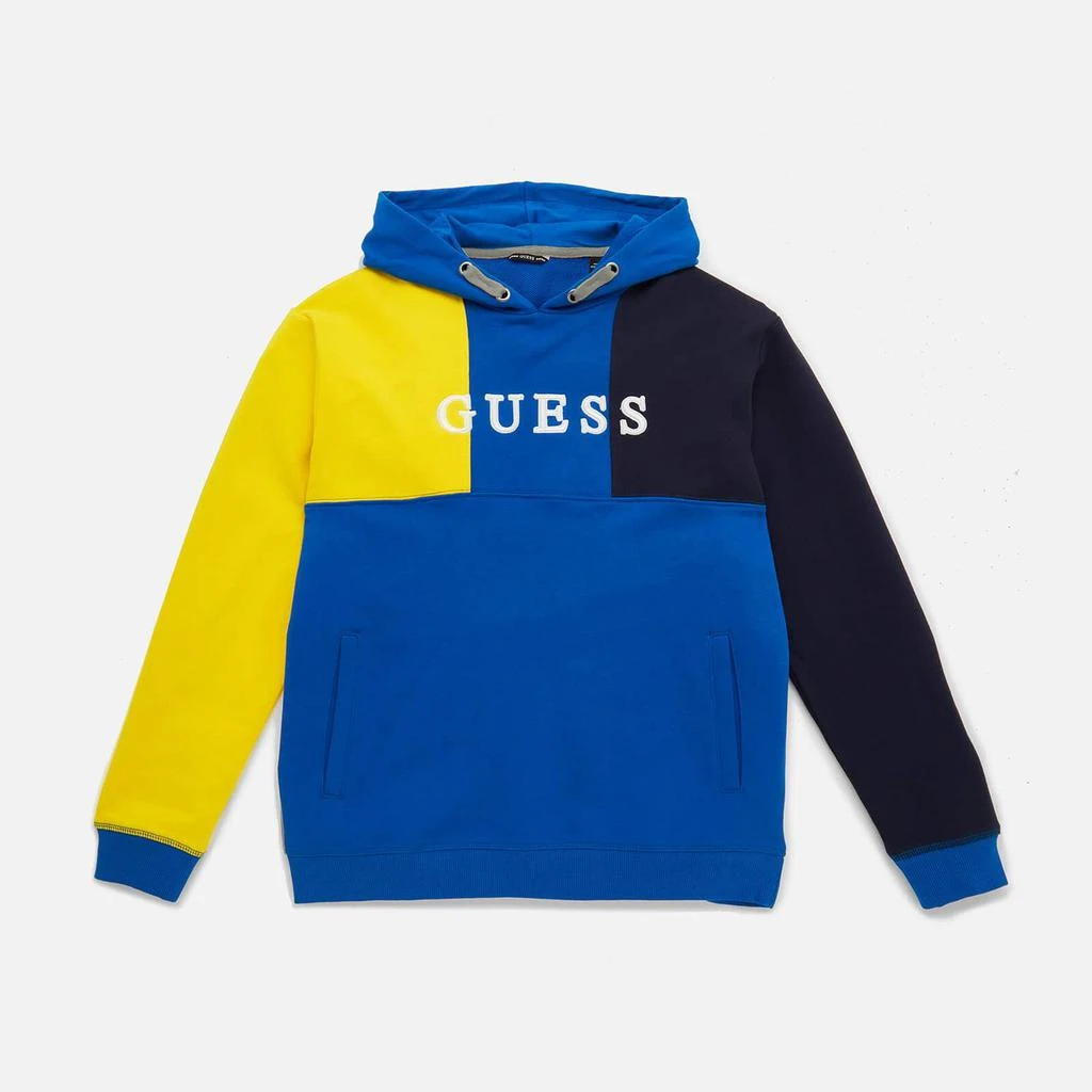 商品GUESS|Guess Boys' Hooded Active Top - Blue and Yellow Comb,价格¥165,第1张图片
