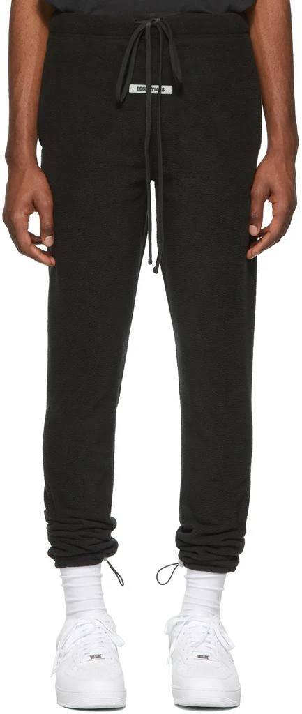 商品Essentials|Black Polar Fleece Lounge Pants,价格¥785,第1张图片