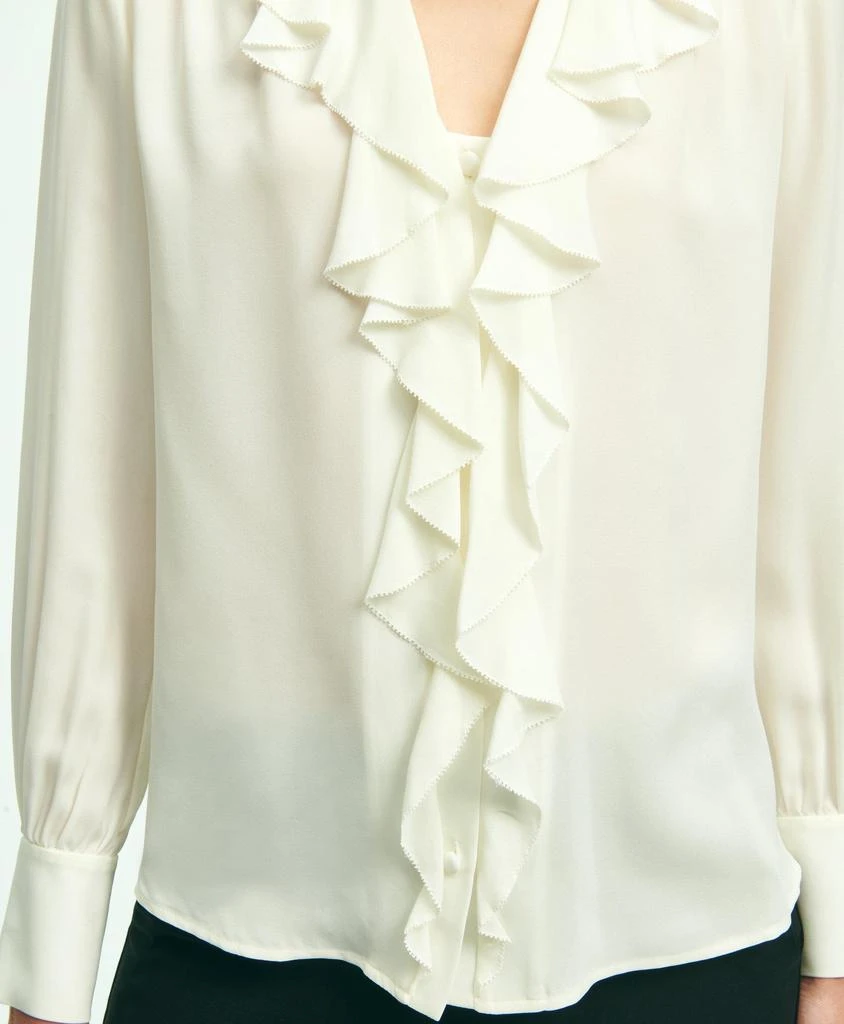 Silk Georgette Ruffled Blouse 商品