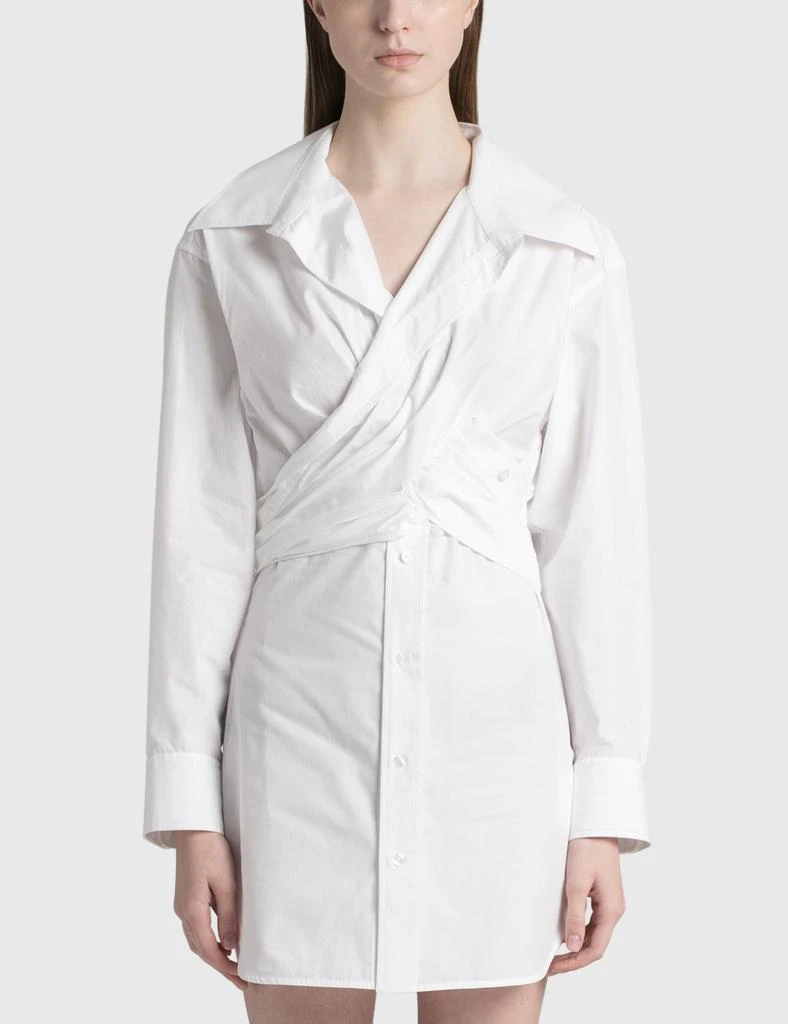 商品Alexander Wang|Cross Drape Shirt Dress,价格¥1467,第1张图片