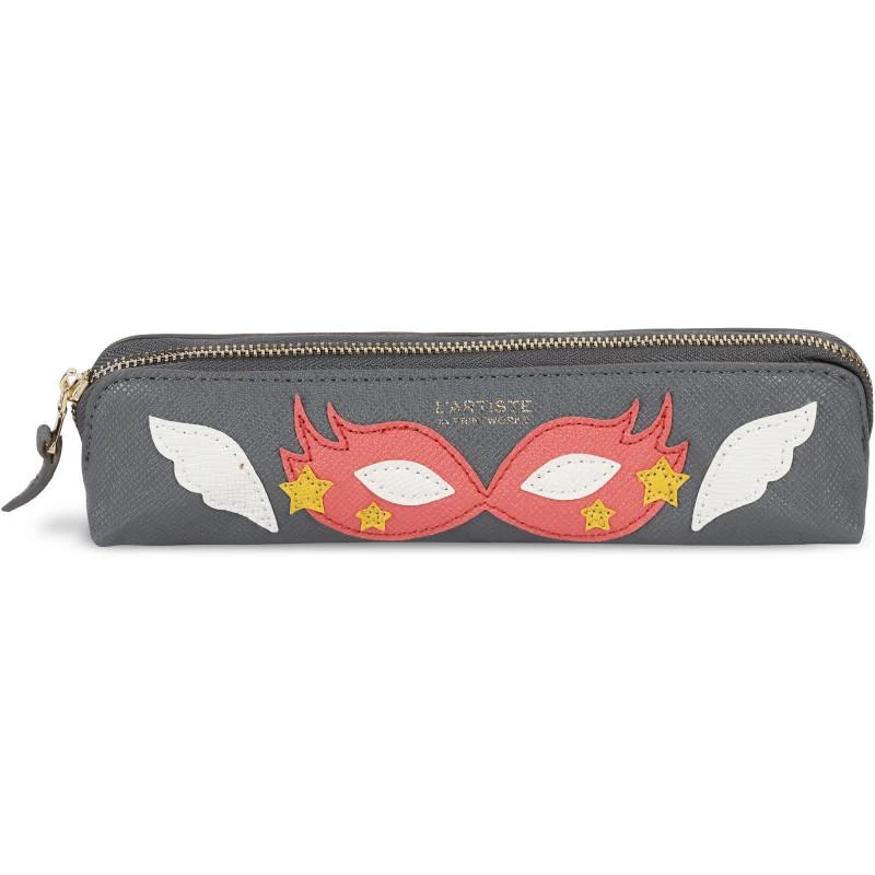 商品PRINTWORKS|Superhero eye mask pencil case in pink,价格¥296,第1张图片