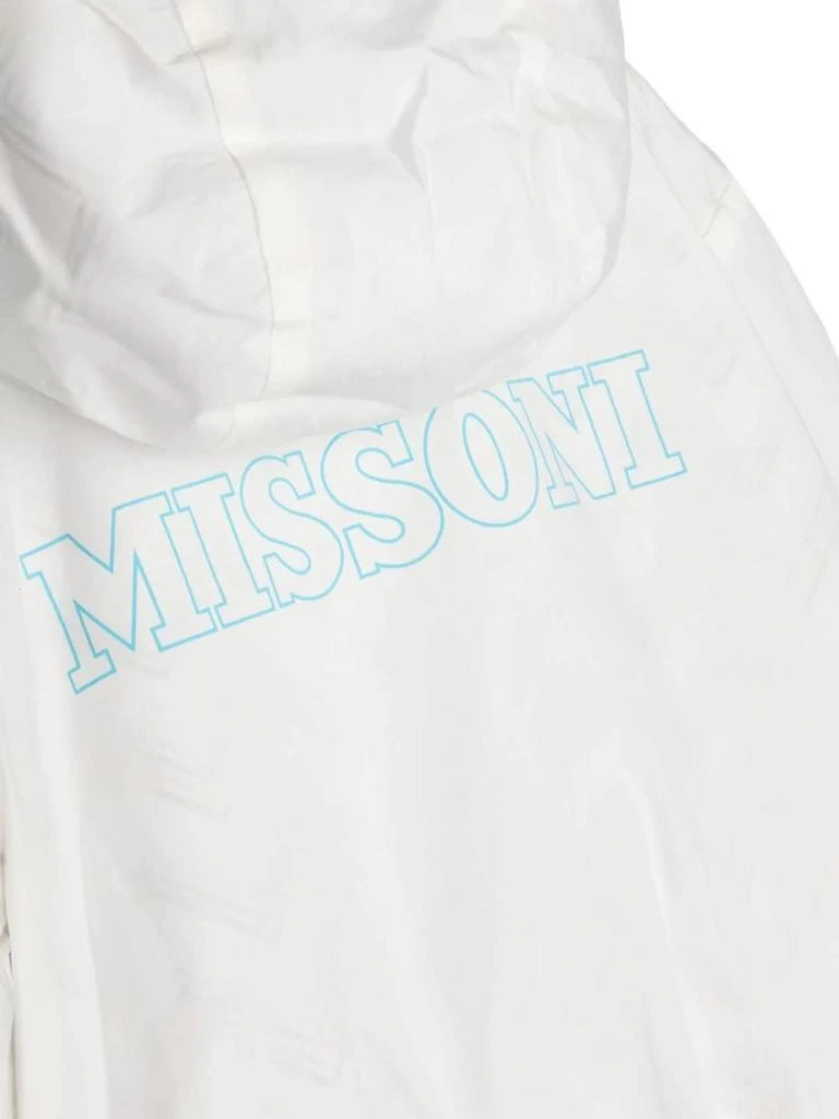 商品Missoni|White Windbreaker Jacket With Multicoloured Pattern,价格¥3162,第4张图片详细描述