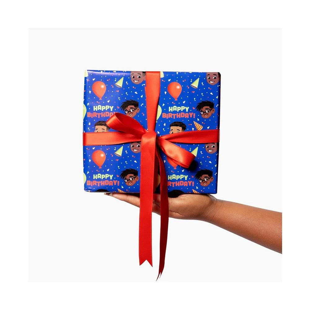 商品Greentop Gifts|Happy Birthday! Red Balloons Gift Wrap,价格¥64,第2张图片详细描述