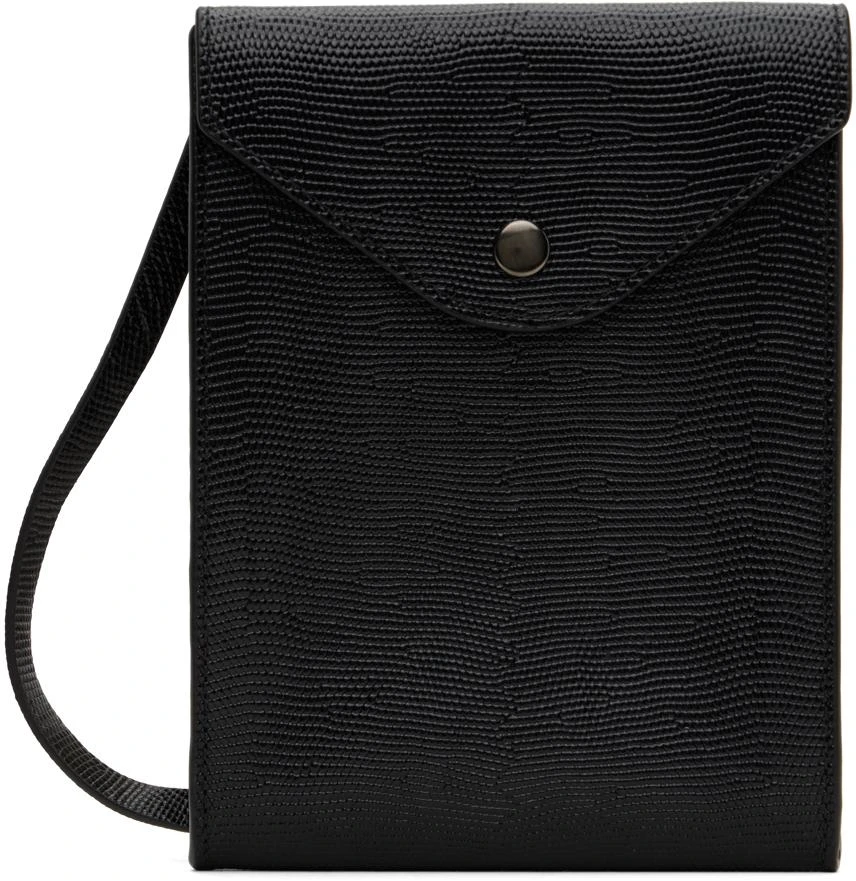 商品Lemaire|Black Enveloppe Strap Shoulder Bag,价格¥1212,第1张图片