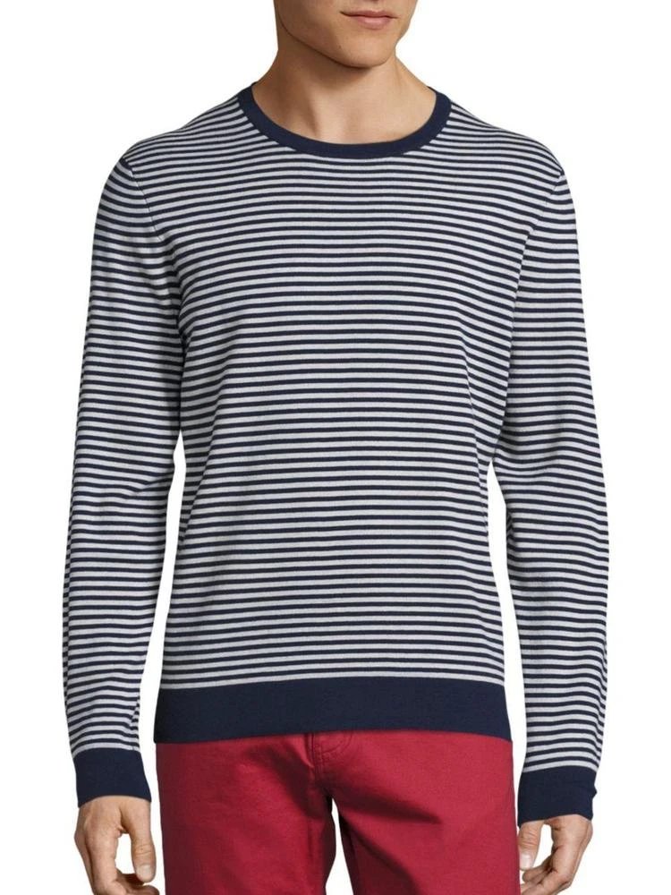 商品Saks Fifth Avenue|COLLECTION Striped Crewneck Sweater,价格¥642,第1张图片