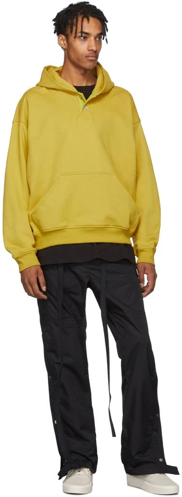 商品Fear of god|Yellow Everyday Henley Hoodie,价格¥3556,第5张图片详细描述