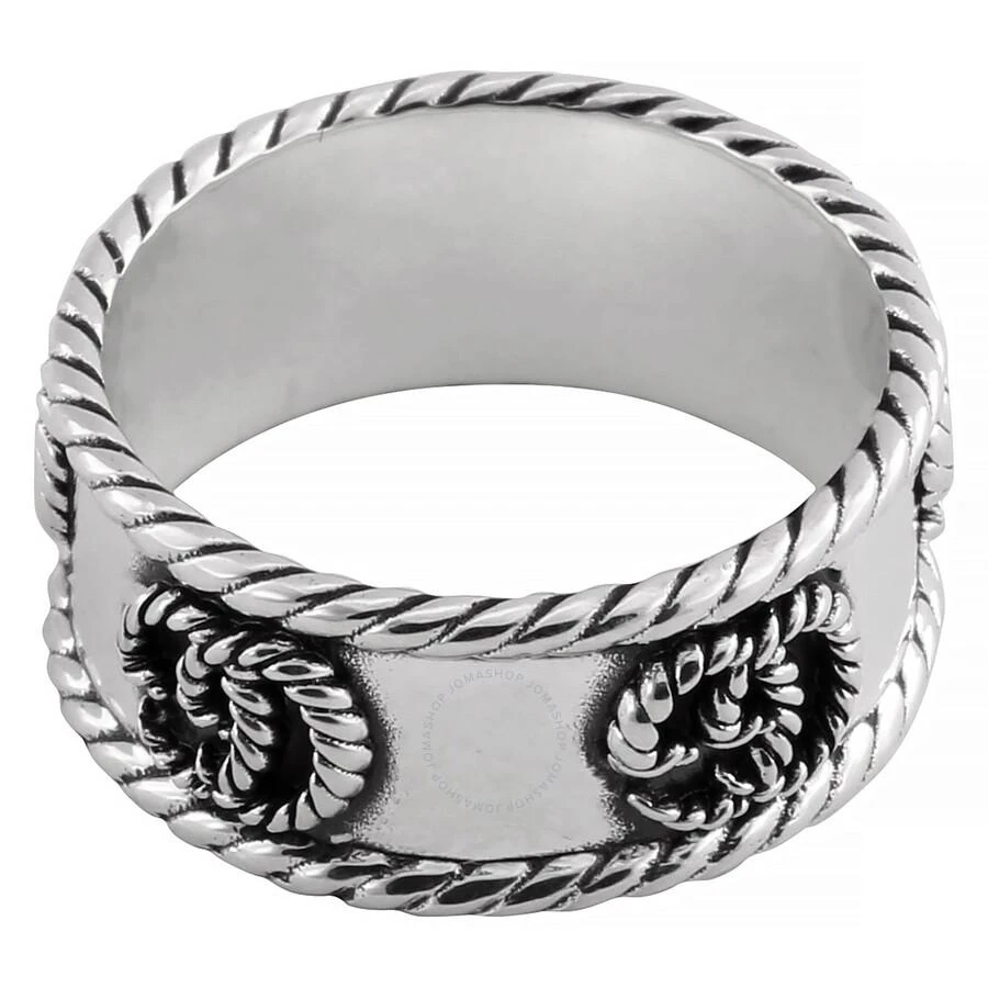 商品Gucci|Rope GG Marmot Sterling Silver 9mm Ring,价格¥2232,第3张图片详细描述