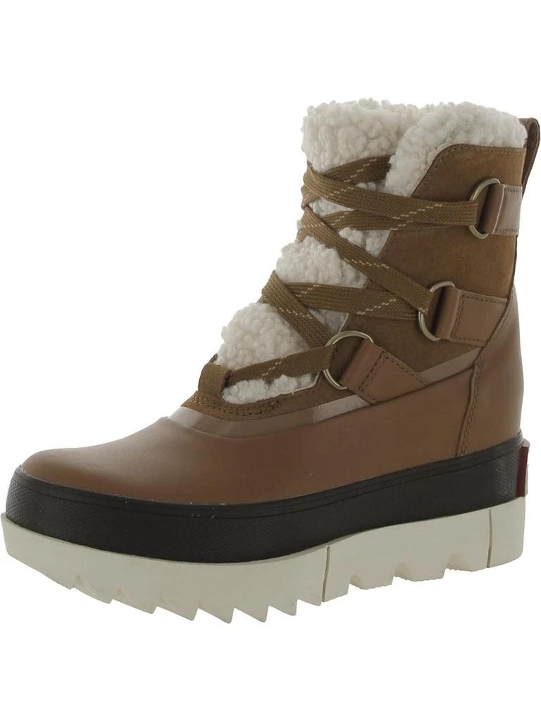 商品SOREL|Joan Of Arctic Next Womens Leather Faux Fur Lined Combat & Lace-up Boots,价格¥780,第1张图片