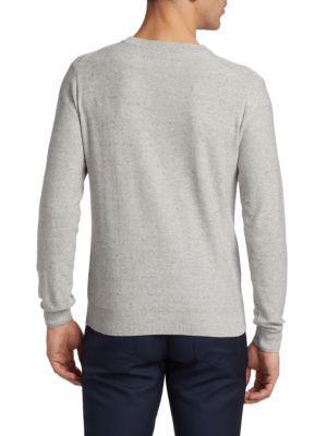 商品Saks Fifth Avenue|Slim Fit Nep Crewneck Sweater,价格¥323,第2张图片详细描述