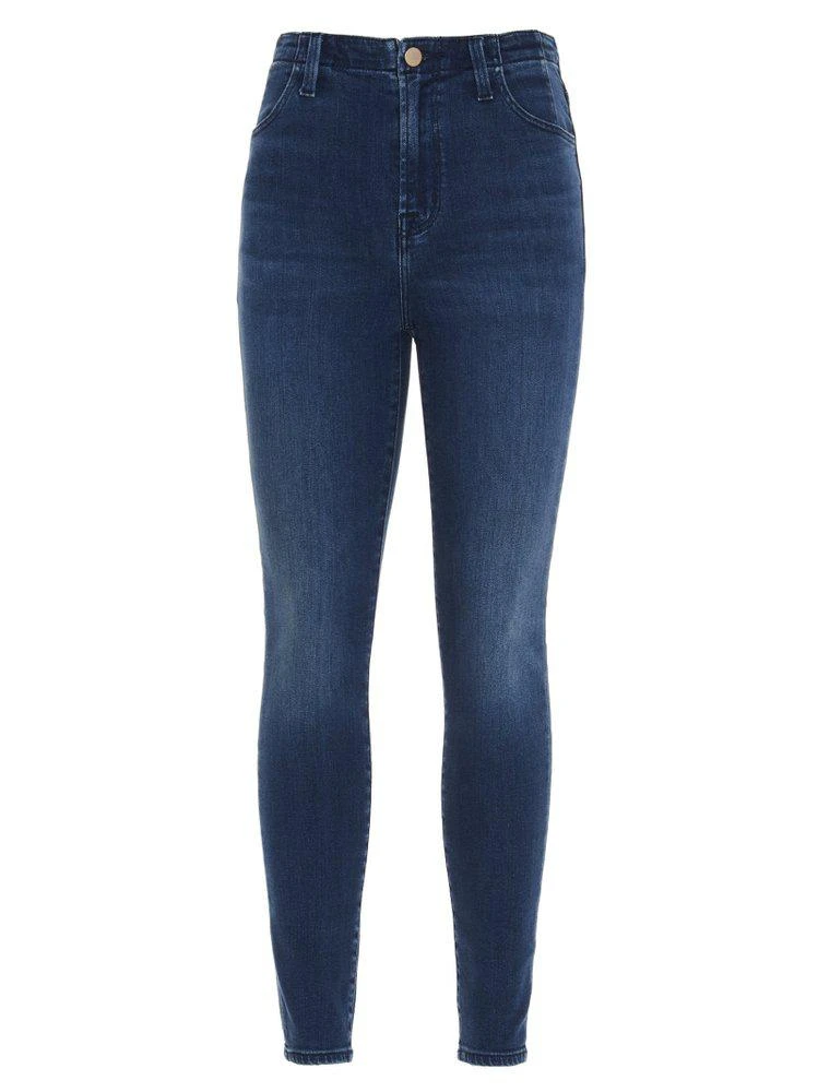 商品J Brand|J Brand Darted High-Rise Skinny Jeans,价格¥930,第1张图片