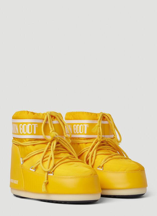 商品Moon Boot|Icon Low Snow Boots in Yellow,价格¥1223,第4张图片详细描述