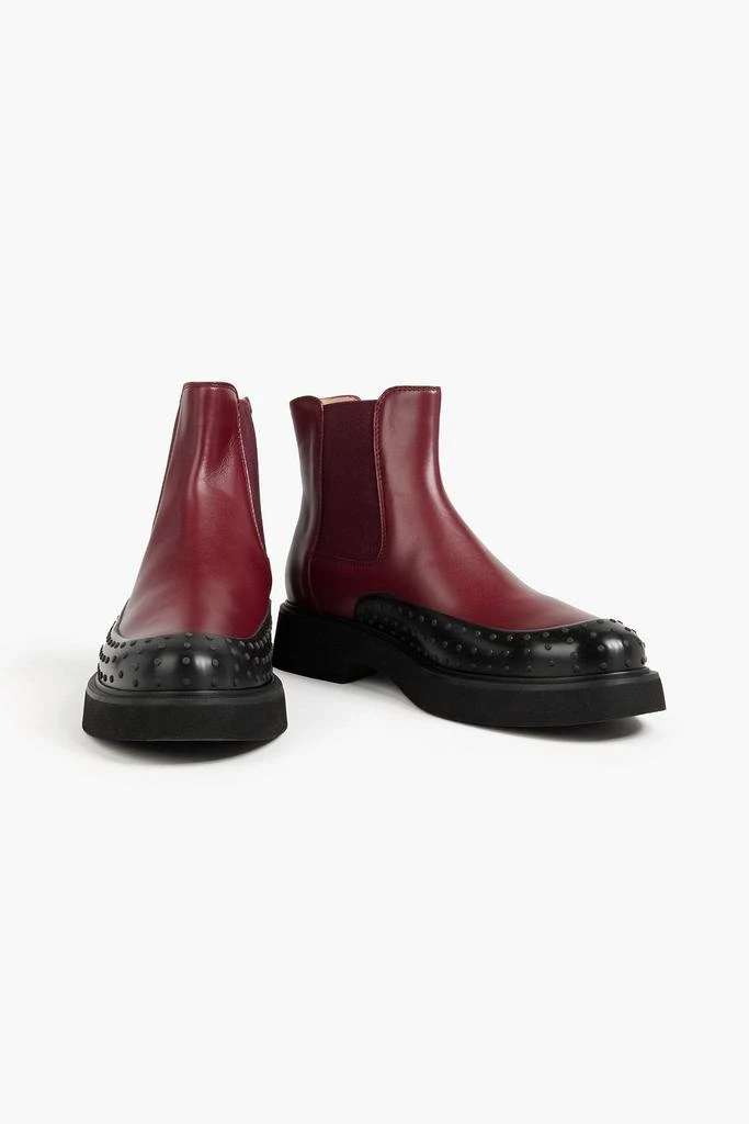 商品Tod's|Rubber-trimmed leather Chelsea boots,价格¥1747,第2张图片详细描述