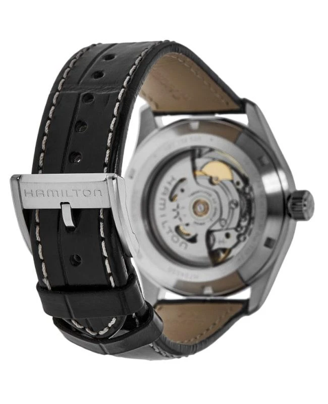 商品Hamilton|Hamilton Khaki Field Murph Black Dial Leather Strap Men's Watch H70405730,价格¥6122,第4张图片详细描述