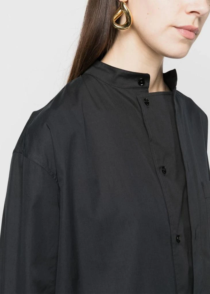 商品Lemaire|Lemaire Black Officer Collar Shirt Dress,价格¥3317,第5张图片详细描述